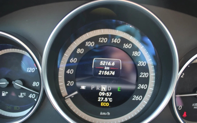 Mercedes-Benz Klasa C cena 42800 przebieg: 215000, rok produkcji 2012 z Sztum małe 667